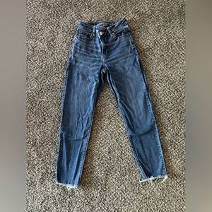 American Eagle Crossover straight mom jeans